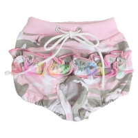 Culotte camouflage rose